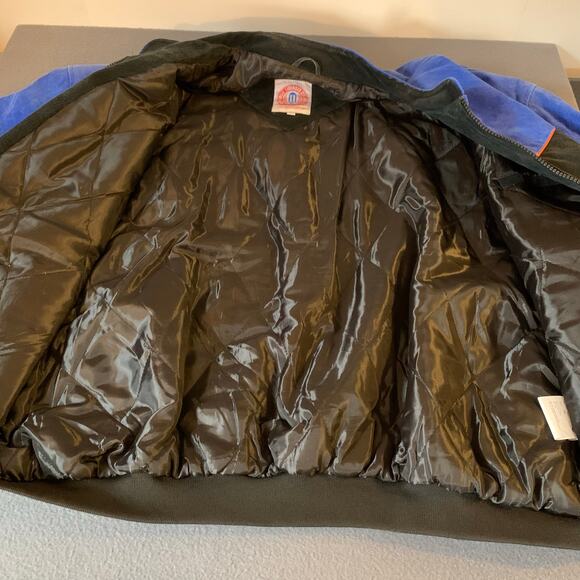 Vintage Florida Gators Suede Varsity Bomber Full Zip Jacket Coat Size 2X Essex - Picture 3 of 13